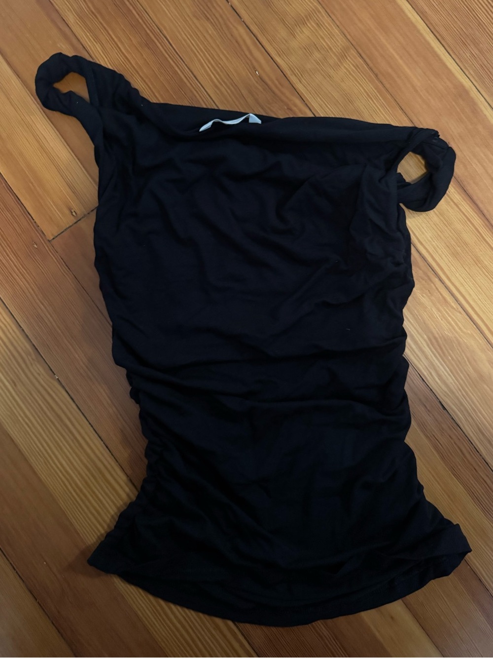 Zara Asymmetrical Black Top